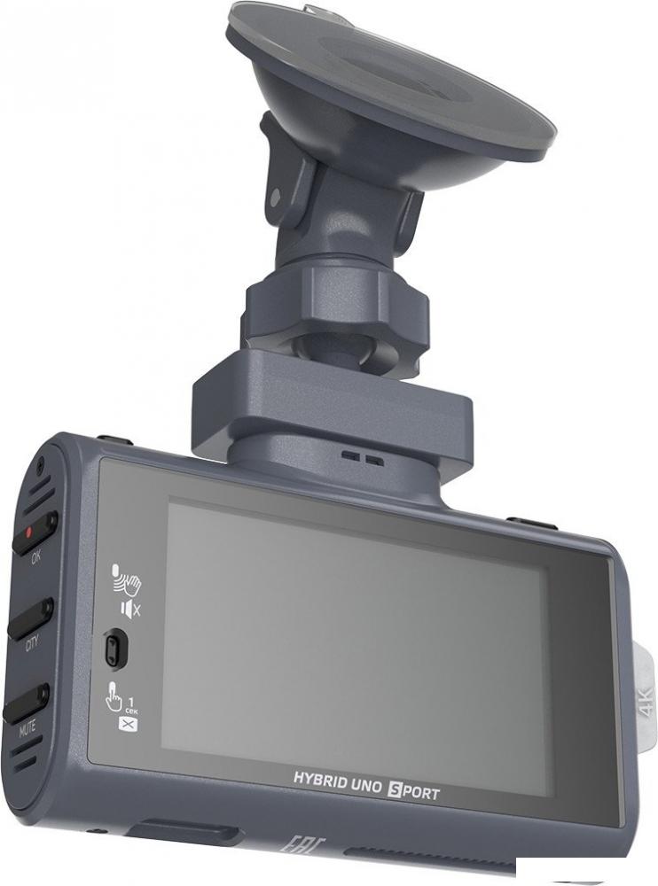 Видеорегистратор-радар детектор-GPS информатор (3в1) SilverStone F1 Hybrid Uno Sport 4K Wi-Fi