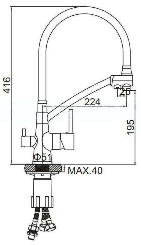 Смесители Ledeme L4855Y-3