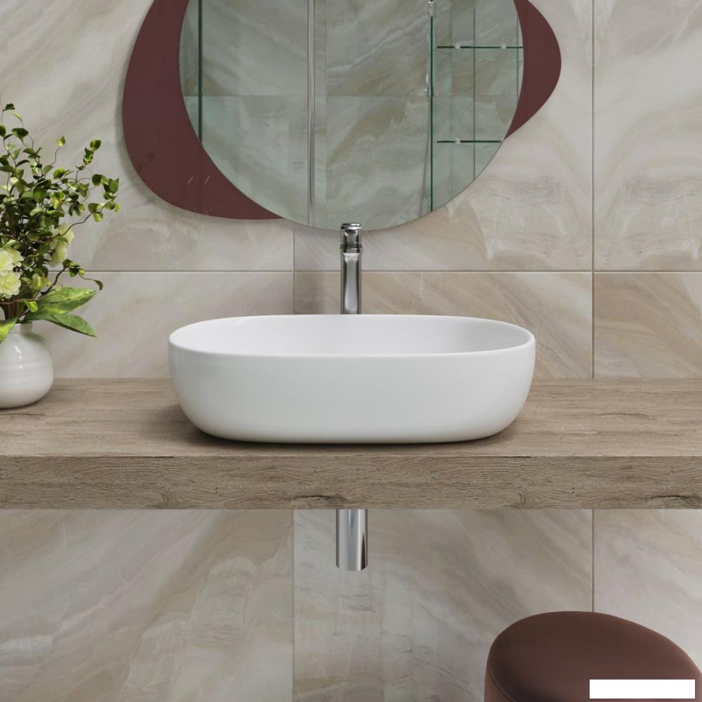 Умывальник Lauter 21836 + клапан 21190CH + сифон 21635CH (хром)