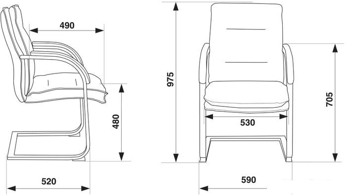 Офисные кресла и стулья Бюрократ T-9927SL-LOW-V (светло-коричневый)