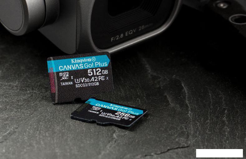 Карта памяти Kingston Canvas Go! Plus microSDXC 512GB (с адаптером) Карта памяти Kingston Canvas Go! Plus microSDXC 512GB (с адаптером)
