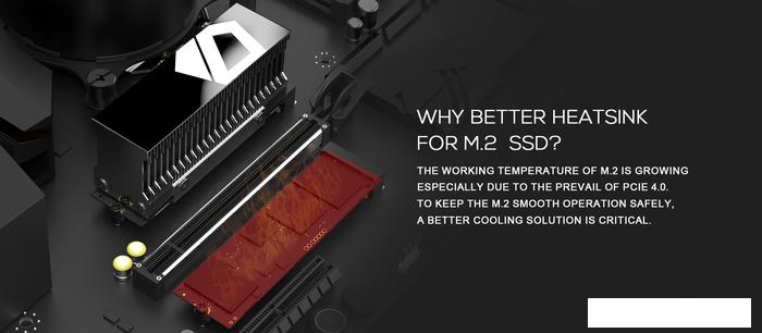 Радиатор для SSD ID-Cooling Zero M15