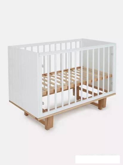 Классическая детская кроватка Rant Bamboo 768 (cloud white)