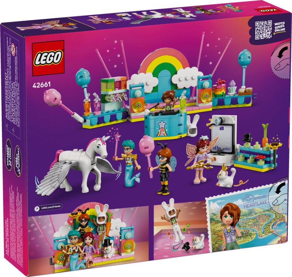 Конструкторы LEGO Friends Костюмированная вечеринка с единорогом и феей 42661