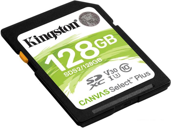 Карта памяти Kingston Canvas Select Plus SDXC 128GB Карта памяти Kingston Canvas Select Plus SDXC 128GB