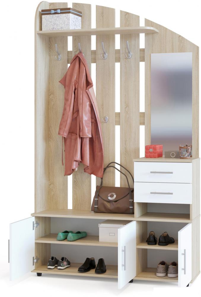 Стенка Сокол ВШ-2.2 (дуб сонома/белый)