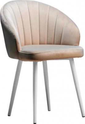 Стулья для кухни и бара Памир Зефир F06 (светло-бежевый/белая опора)