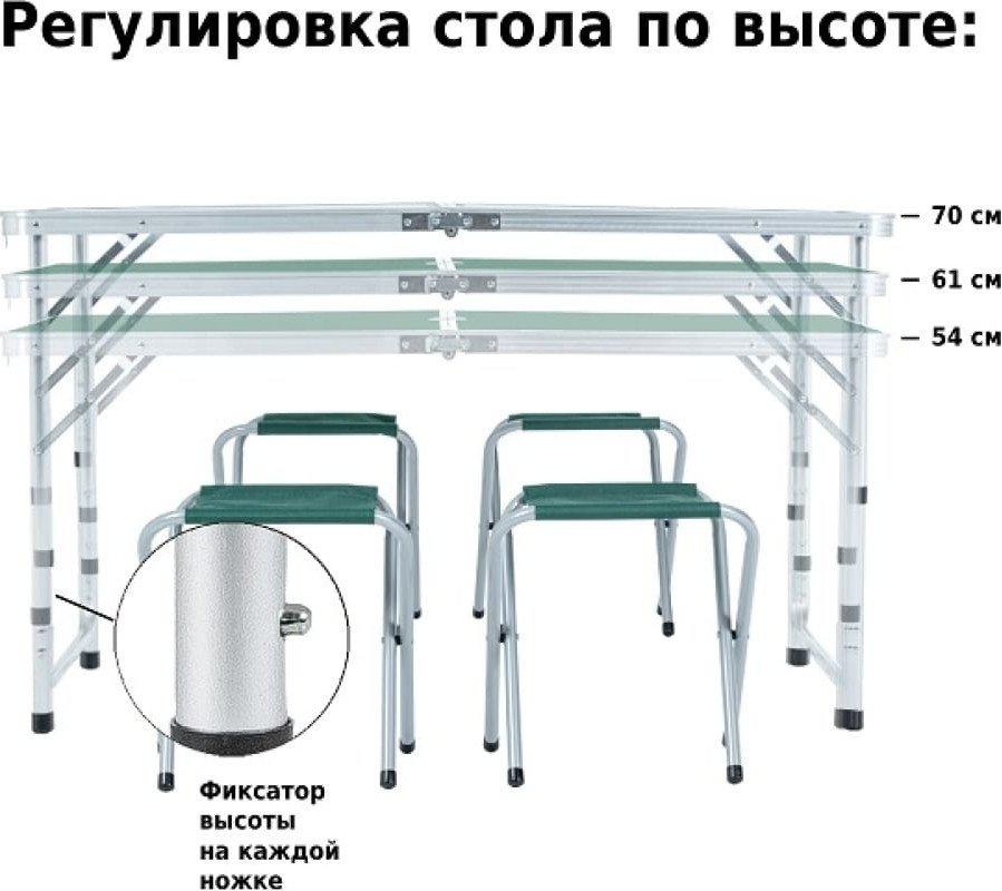 Стол со стульями Green Glade M790-3