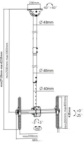 Кронштейны Arm Media LCD-3000