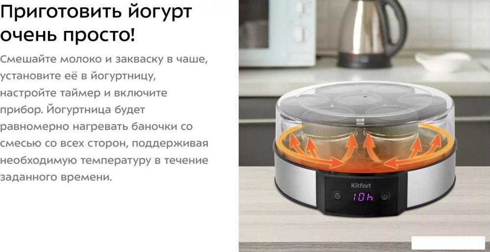 Йогуртница Kitfort KT-6295