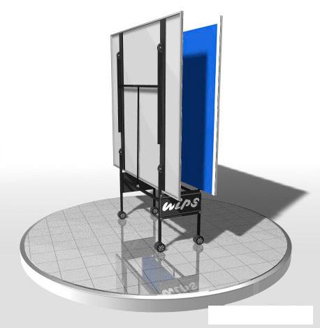 Теннисный стол Wips Roller Outdoor Composite (синий)