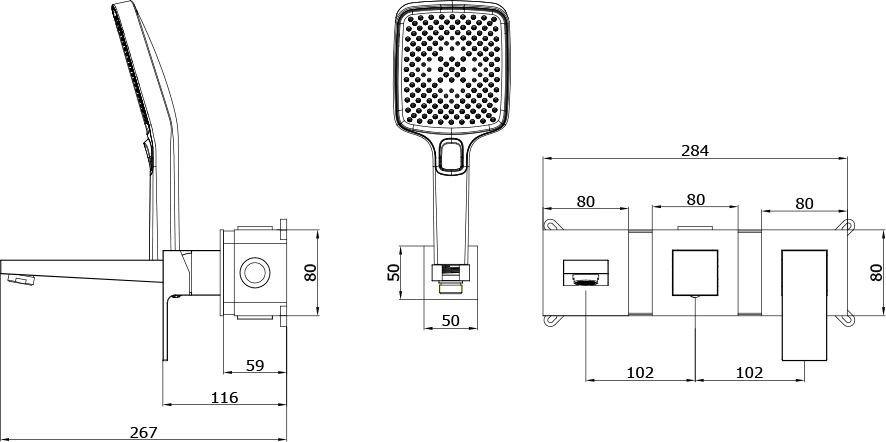 Смесители Vieir V393536-G