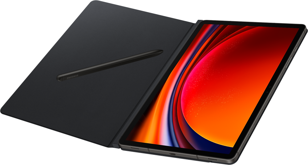 Чехлы и клавиатуры для планшетов Samsung Smart Book Cover Tab S9/S9 FE/S10 FE/S10 Lite (черный)