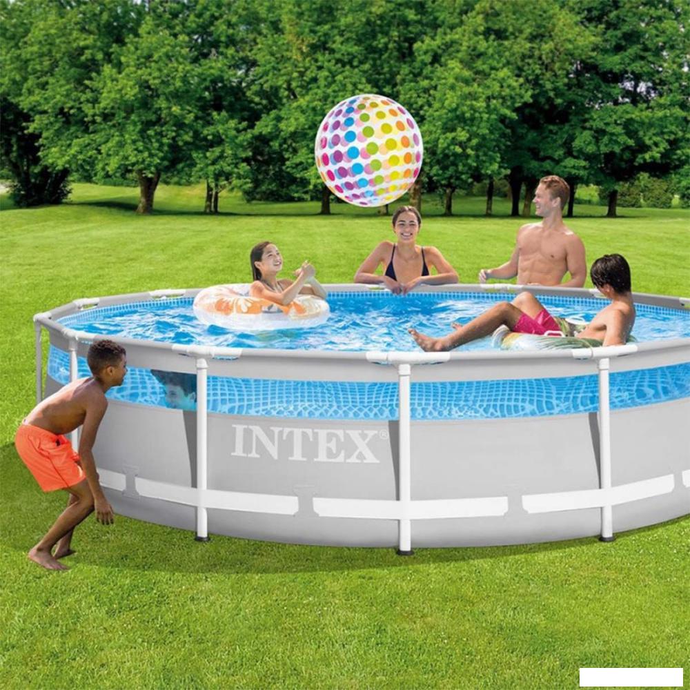 Каркасный бассейн Intex Prism Frame Clearview 26722 (427х107)