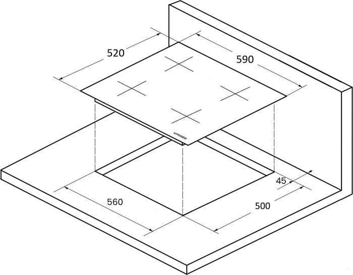 Варочная панель KUPPERSBERG ICS 604