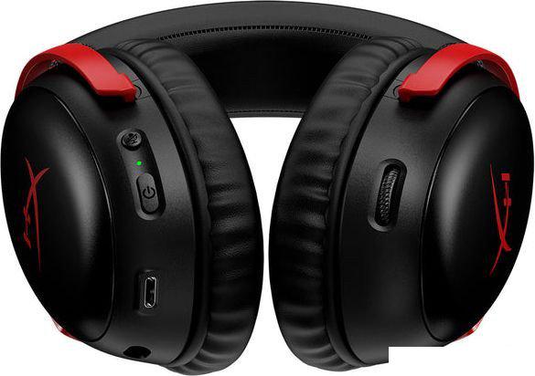 Наушники HyperX Cloud III Wireless (черный/красный)
