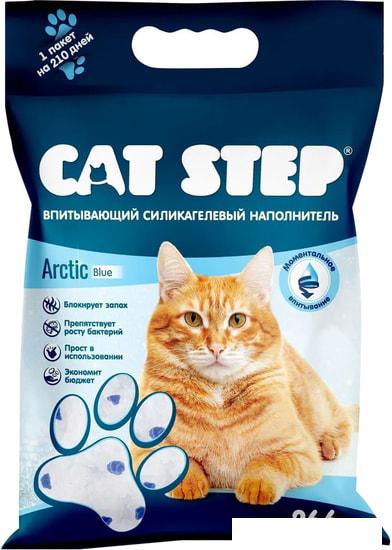 Наполнители для туалетов Cat Step Arctic Blue силикагелевый 26.6 л