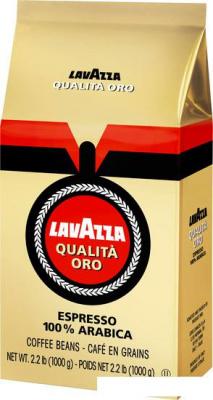 Кофе Lavazza Qualita Oro в зернах 1000 г