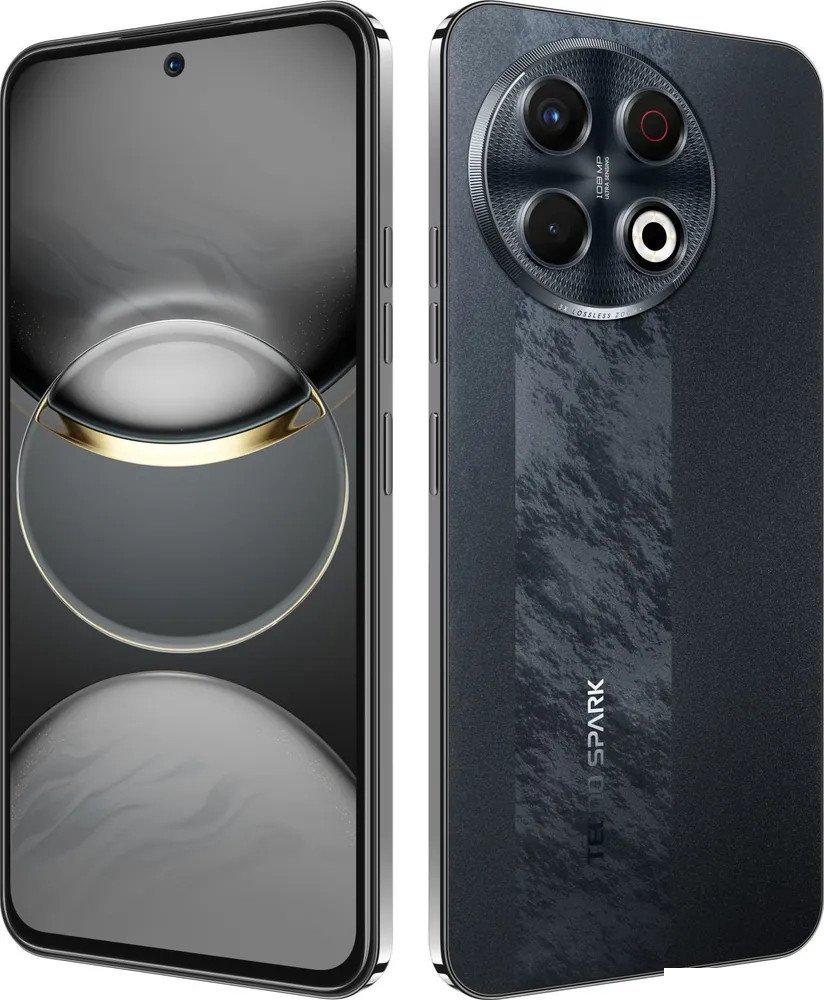 Телефон Tecno Spark 30 Pro 8GB/128GB (черный)