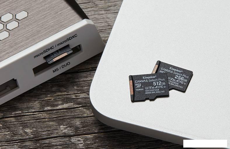 Карта памяти Kingston Canvas Select Plus microSDXC 512GB (с адаптером) Карта памяти Kingston Canvas Select Plus microSDXC 512GB (с адаптером)