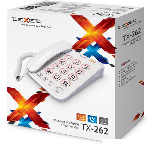 Телефонный аппарат TeXet TX-262