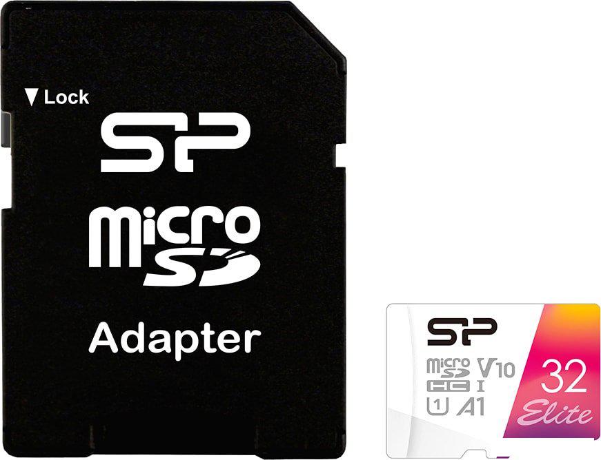 Карта памяти Silicon-Power Elite microSDHC SP032GBSTHBV1V20SP 32GB (с адаптером) Карта памяти Silicon-Power Elite microSDHC SP032GBSTHBV1V20SP 32GB (с адаптером)