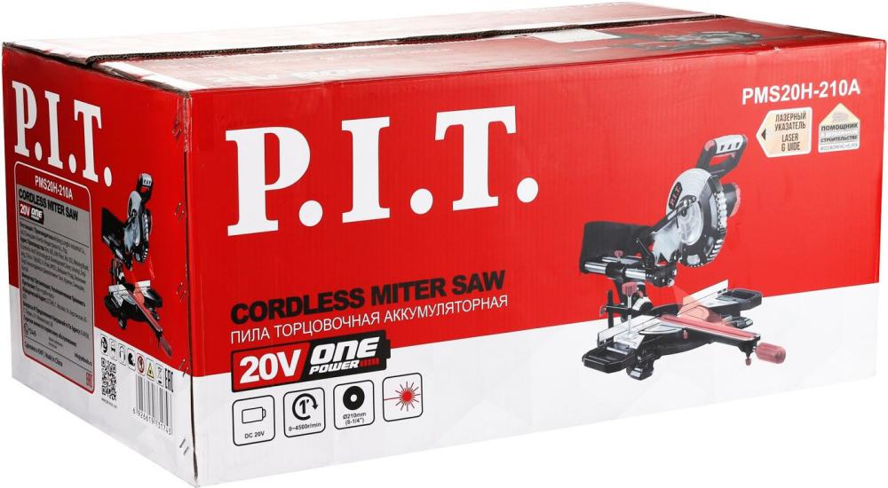 Торцовочная пила P.I.T. PMS20H-210A (без АКБ)