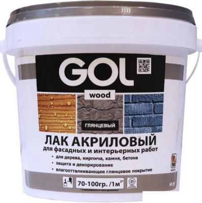 Лаки, пропитки, антисептики GOL Wood Акриловый 0.9 кг (глянцевый)