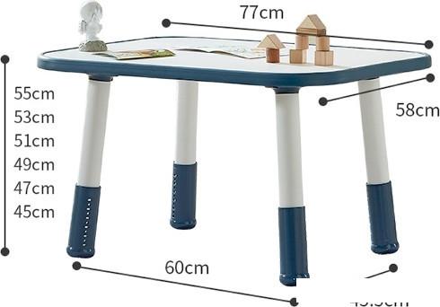 Детские парты, столы, стулья Nino Standart BS-8832P (синий)