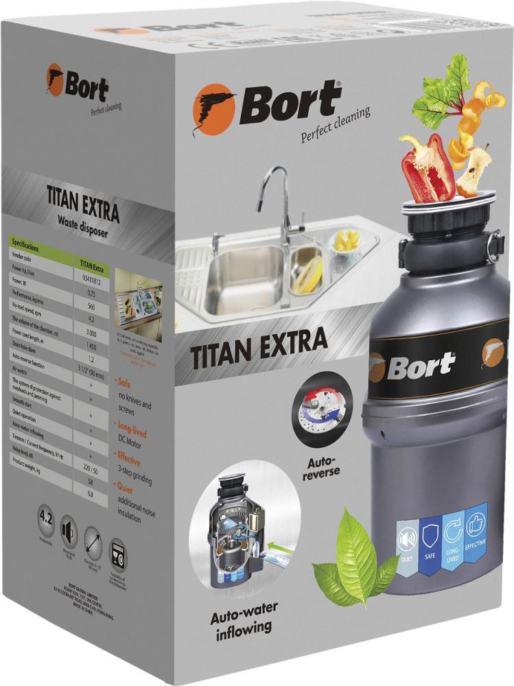 Измельчитель пищевых отходов Bort Titan Extra