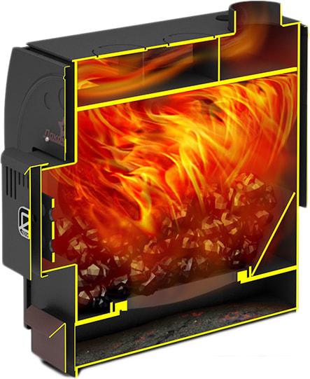 Дровяные камины, печи-камины, порталы Теплодар Локомотивъ 120