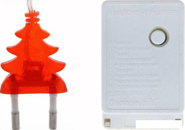 Гирлянда световая сетка Luazon Led-240 (1.5x1.5 м, красный) [1080499]