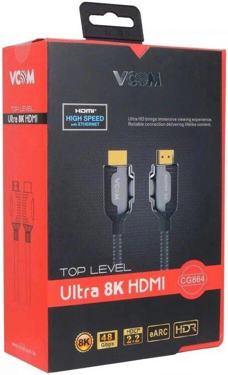 Кабель VCOM CG864-2M HDMI - HDMI (2м, черный)