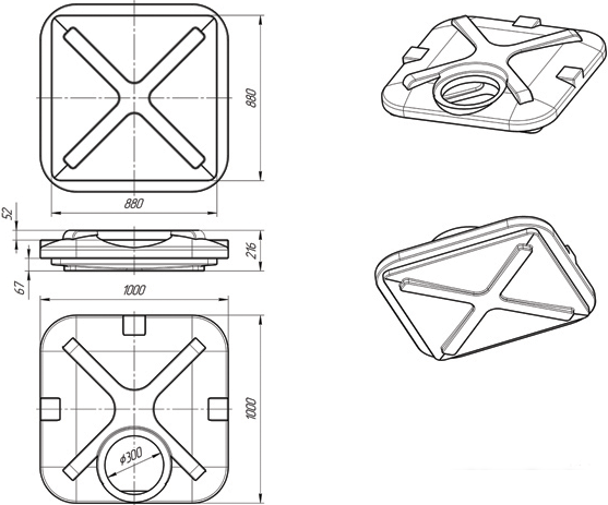 Бак ЭкоПром Rostok 110 л