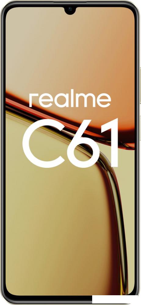 Смартфон Realme C61 6GB/128GB международная версия (золотистый)