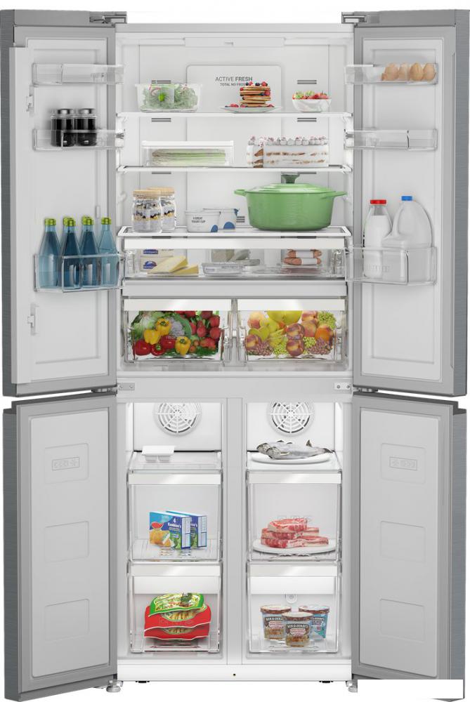 Четырёхдверный холодильник Hotpoint HFP4 480I X