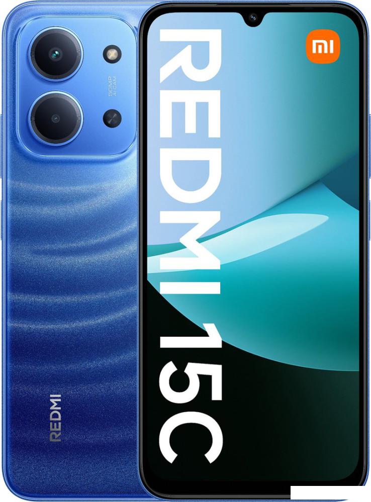 Телефон Xiaomi Redmi 15C 4G 4GB/128GB международная версия (синий)