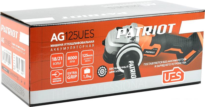 Угловая шлифмашина Patriot AG125Li UES 110303125 (без АКБ)
