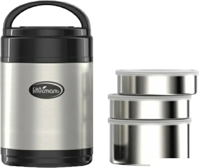 Термосы, термокружки и многоразовые стаканы БИОСТАЛЬ NR-1800-3 1.8л (нержавеющая сталь)