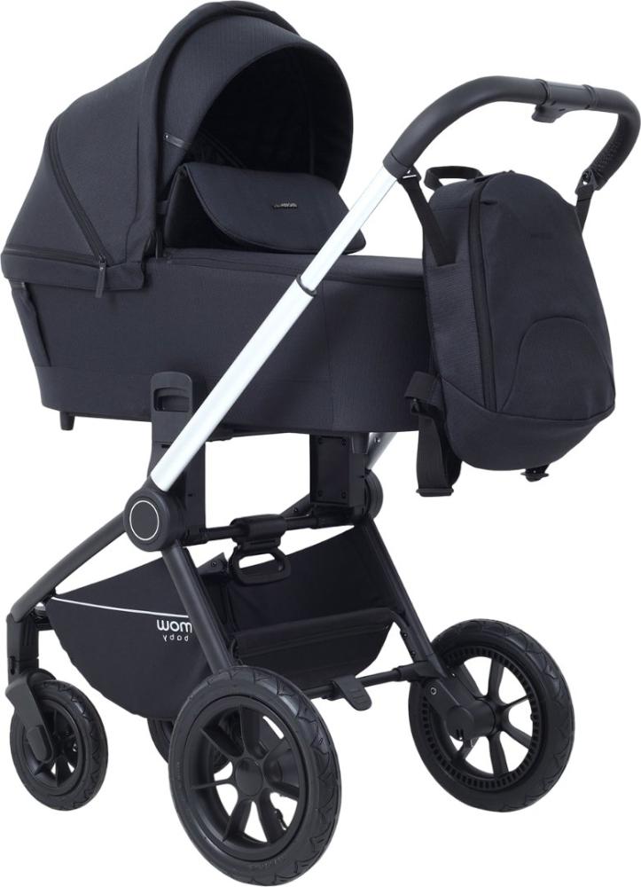 Детские коляски и аксессуары MOWbaby Zoom air MB087 (3 в 1, Silver Black)