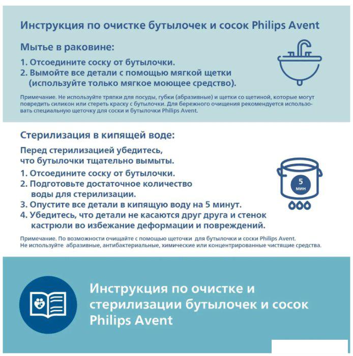 Набор сосок Philips Avent Anti-Colic SCY763/02 (2 шт)