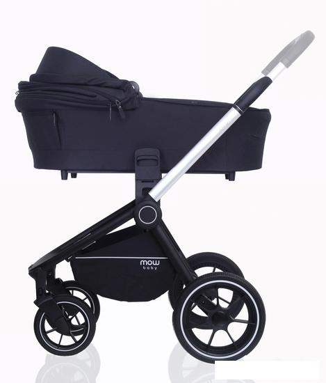Детские коляски и аксессуары Rant MOWbaby Zoom PU (2 в 1, silver black)
