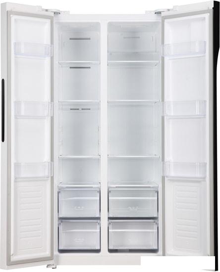 Холодильник side by side Hyundai CS4505F (нержавеющая сталь)