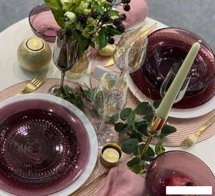 Тарелки, салатники, блюда и наборы Luminarc Идиллия Лилак O0325 (43 пр)