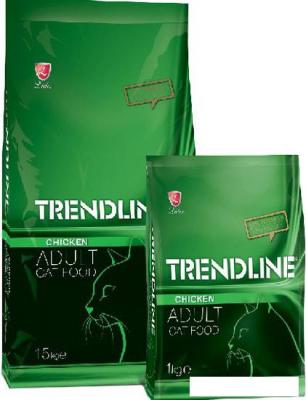 Корма для кошек Trendline Adult Cat Food с курицей 15 кг