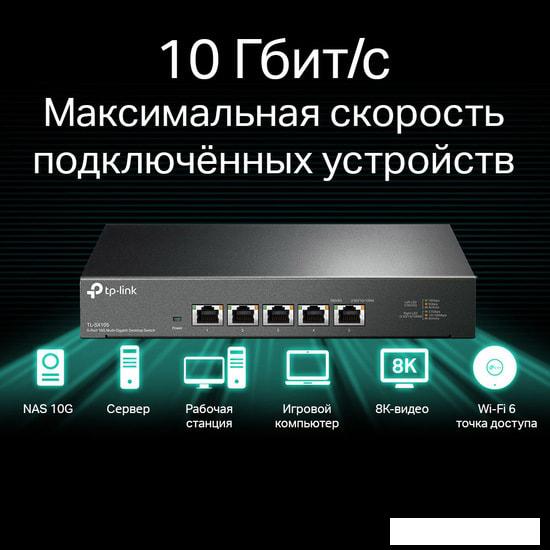Неуправляемый коммутатор TP-Link TL-SX105