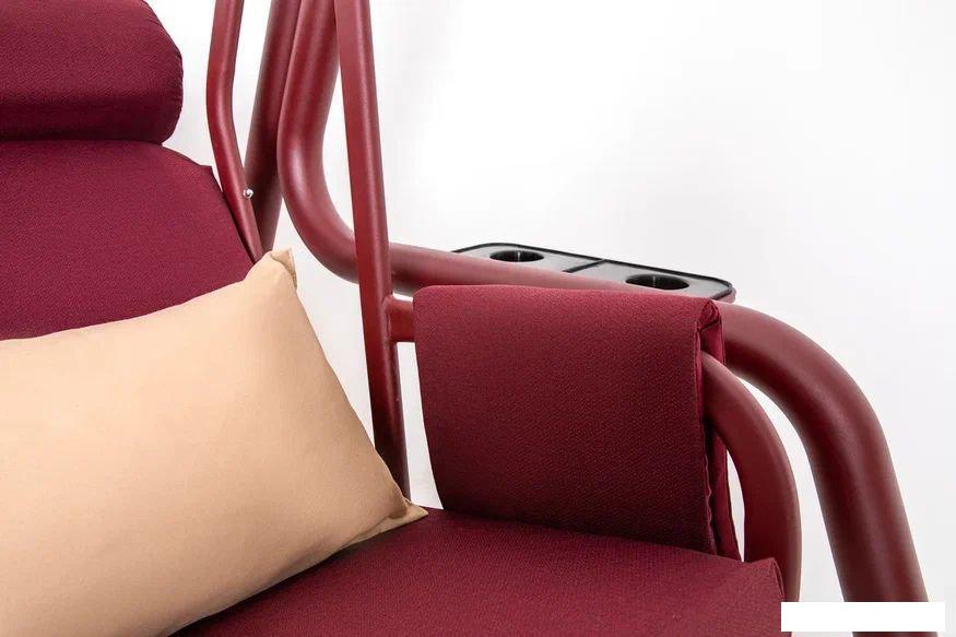 Садовые качели Arno-Werk Роттердам (бордовый)