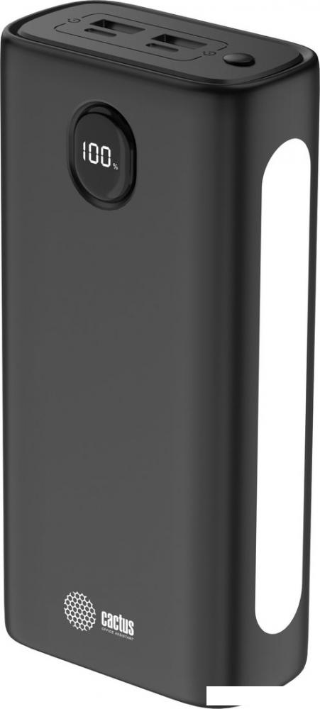 Внешний аккумулятор CACTUS CS-PBFSJA-30000 30000mAh (черный)