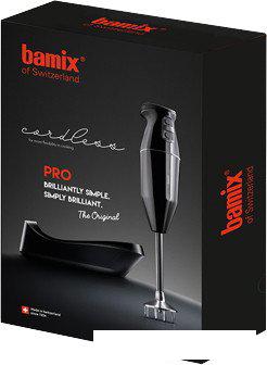 Погружной блендер Bamix Cordless PRO (черный)