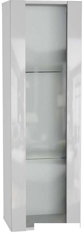 Шкаф-пенал НК-Мебель Point Тип-21 (белый/белый глянец)